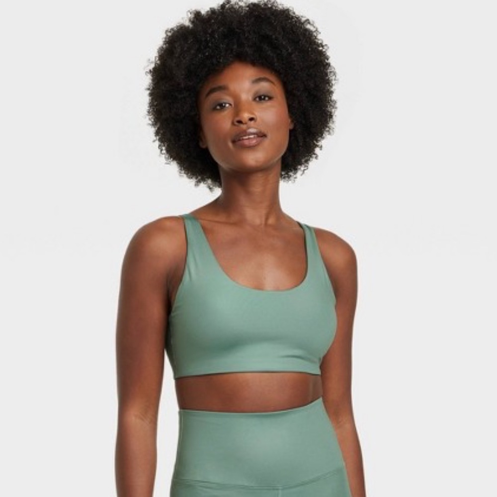 Green Sports Bra